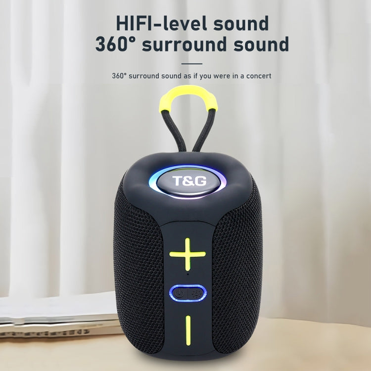 T&G TG-658 Outdoor USB High Power 8W Heavy Bass Wireless Bluetooth Speaker(Black) - Mini Speaker by T&G | Online Shopping UK | buy2fix