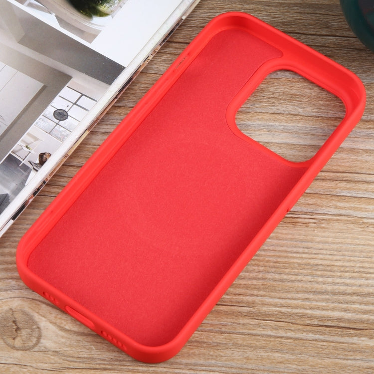 For iPhone 15 Pro Max MagSafe Liquid Silicone Phone Case(Red) - iPhone 15 Pro Max Cases by buy2fix | Online Shopping UK | buy2fix