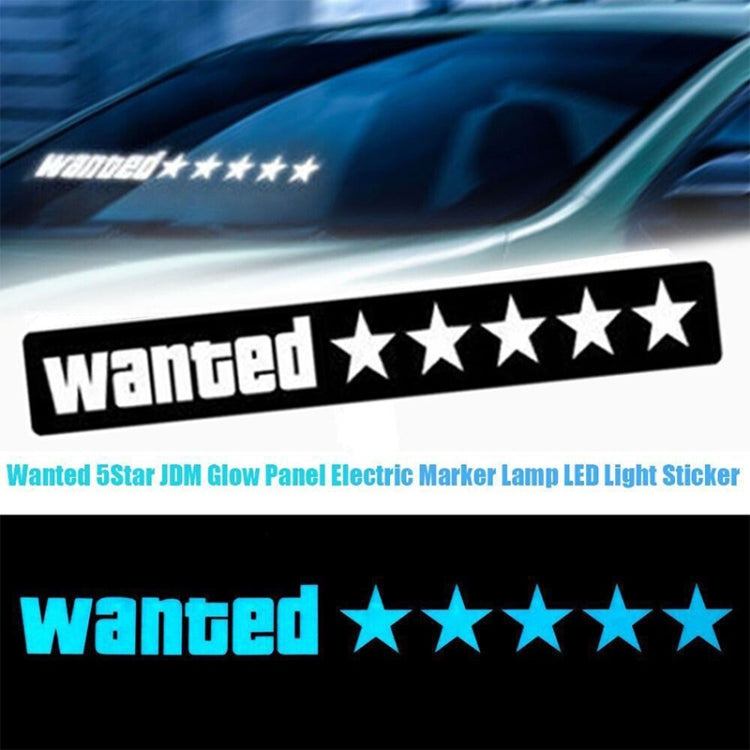 EL Luminous Car Stickers Cold Light Car Stickers Car Luminous Pattern Decoration(Baby On Board) - Decorative Sticker by buy2fix | Online Shopping UK | buy2fix