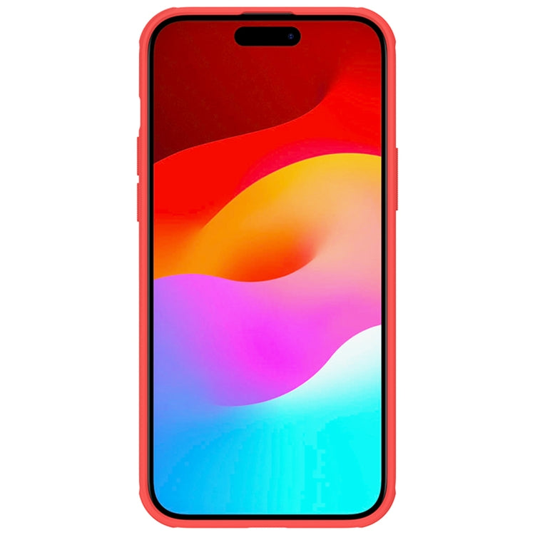 For iPhone 15 Plus NILLKIN Frosted Shield Pro PC + TPU Phone Case(Red) - iPhone 15 Plus Cases by NILLKIN | Online Shopping UK | buy2fix