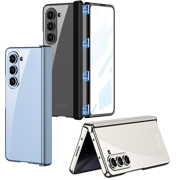 For Samsung Galaxy Z Fold5 GKK Integrated Magnetic Phantom Hinge Folding Phone Case(Blue) - Galaxy Z Fold5 Cases by GKK | Online Shopping UK | buy2fix