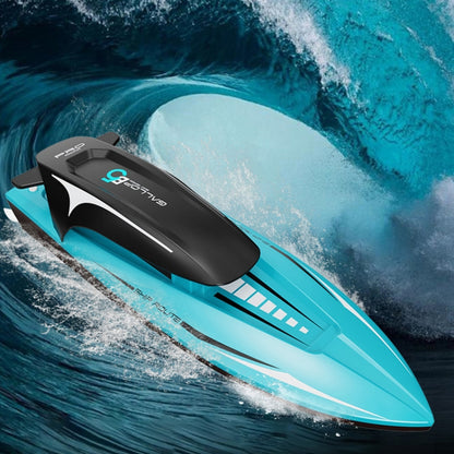 LS-XDU/RC B5 High Speed Remote Control Toy Boat with Colorful Light(Blue) - RC Boats by buy2fix | Online Shopping UK | buy2fix