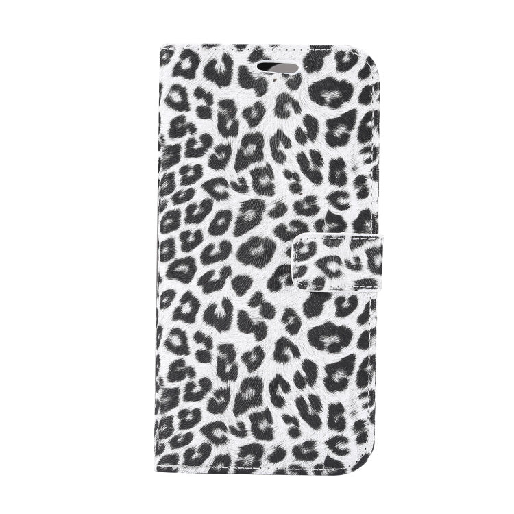 For iPhone 15 Pro Max Leopard Pattern Horizontal Flip Leather Phone Case(White) - iPhone 15 Pro Max Cases by buy2fix | Online Shopping UK | buy2fix