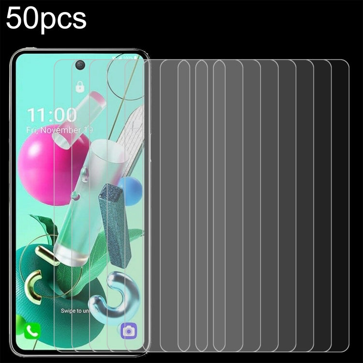 For LG K83 5G 50pcs 0.26mm 9H 2.5D Tempered Glass Film - LG Tempered Glass by buy2fix | Online Shopping UK | buy2fix