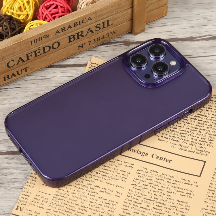 For iPhone 15 Pro Max GEBEI Acrylic Phone Case(Purple) - iPhone 15 Pro Max Cases by GEBEI | Online Shopping UK | buy2fix