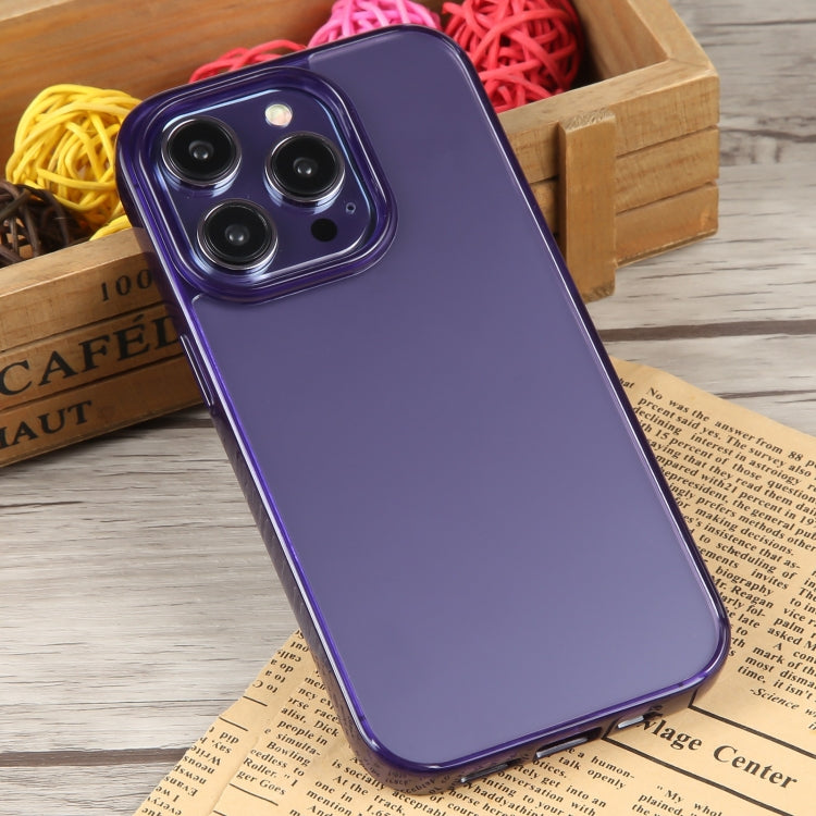 For iPhone 15 Pro GEBEI Acrylic Phone Case(Purple) - iPhone 15 Pro Cases by GEBEI | Online Shopping UK | buy2fix
