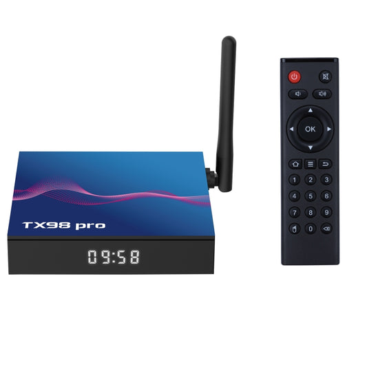 TX98 Pro 4K Ultra HD Android 12.0 Smart TV Box with Remote Control, 2GB+16GB, Allwinner H618 Quad-Core(EU Plug) - Others by buy2fix | Online Shopping UK | buy2fix