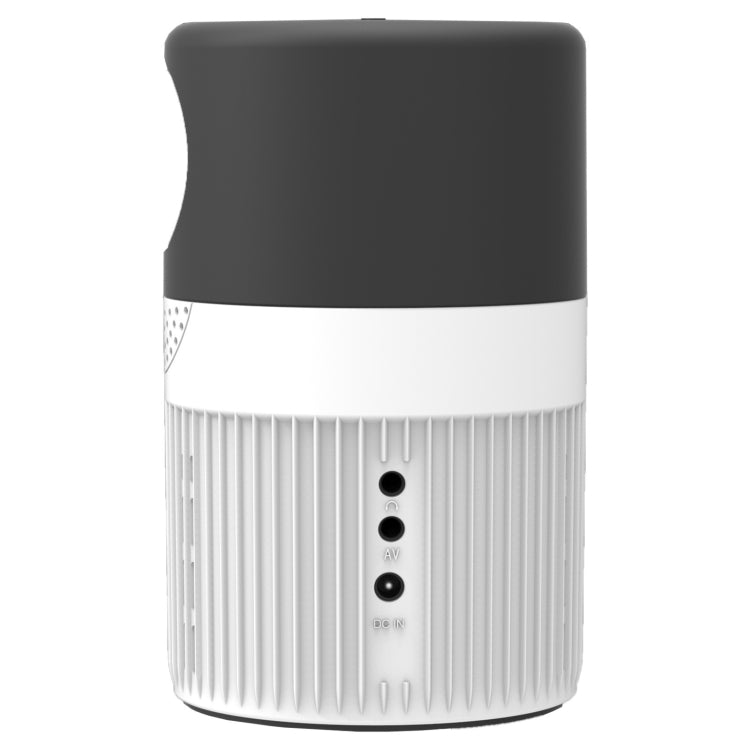 T400 3000 Lumens LED Mini Projector Support Wifi Screen Mirroring, Plug Type:EU Plug(Black White) - Mini Projector by buy2fix | Online Shopping UK | buy2fix