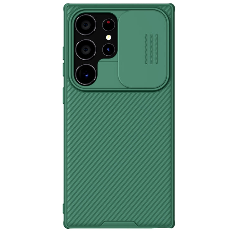 For Samsung Galaxy S24 Ultra 5G NILLKIN Black Mirror Pro Series Camshield PC Phone Case(Green) - Galaxy S24 Ultra 5G Cases by NILLKIN | Online Shopping UK | buy2fix