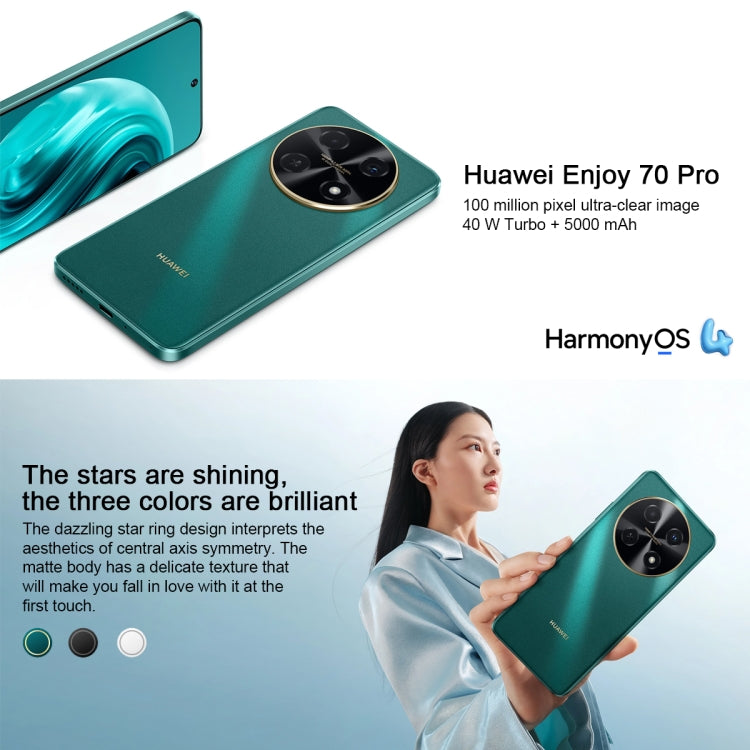 HUAWEI Enjoy 70 Pro, 8GB+128GB, Side Fingerprint Identification, 6.7 inch HarmonyOS 4.0 Qualcomm Snapdragon 680 Octa Core 2.4GHz, Network: 4G, OTG, Not Support Google Play(Green) - Huawei Mate & P by Huawei | Online Shopping UK | buy2fix