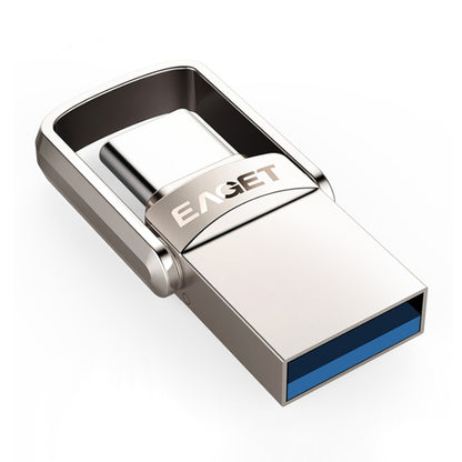 EAGET 128G USB 3.1 + USB-C Interface Metal Twister Flash U Disk, with Micro USB Adapter & Lanyard - USB Flash Drives by EAGET | Online Shopping UK | buy2fix