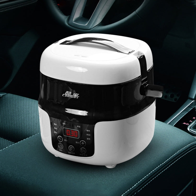 COOLBOX Vehicle Multi-function Mini Rice Cooker Capacity: 2.0L, Version:12V Standard - Rice Cookers by buy2fix | Online Shopping UK | buy2fix