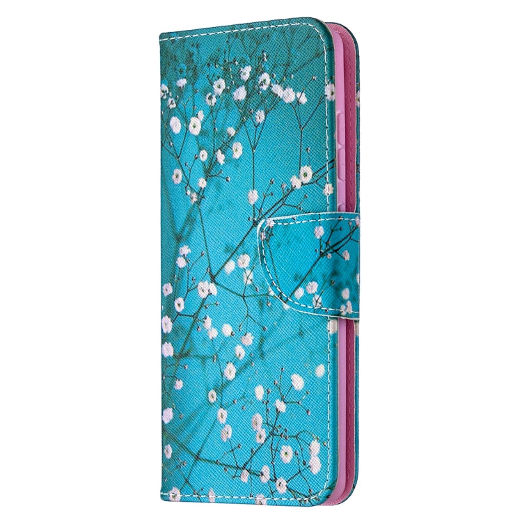 For Samsung Galaxy S20 FE 5G / S20 Lite Colored Drawing Pattern Horizontal Flip Leather Case with Holder & Card Slots & Wallet(Plum Blossom) - Samsung Accessories by buy2fix | Online Shopping UK | buy2fix