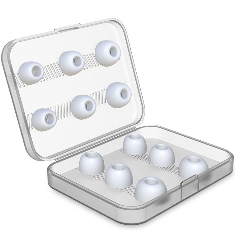 12 PCS Wireless Earphone Replaceable Silicone Ear Cap Earplugs for AirPods Pro, with Storage Box(White) - Apple Accessories by buy2fix | Online Shopping UK | buy2fix