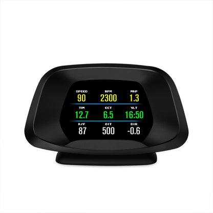 P19 Car HUD Head-up Display GPS Speed Meter Car OBD2 Fault Elimination Code - Head Up Display System by buy2fix | Online Shopping UK | buy2fix