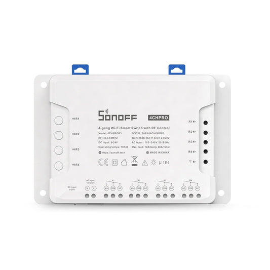 Sonoff 4CHPROR3 Mobile Phone Smart Home Switch Four-way Controller, Support Long-range Control Timing - Consumer Electronics by Sonoff | Online Shopping UK | buy2fix