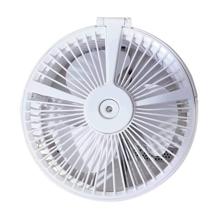 Humidifying and Moisturizing Spray Fan USB Charging Desktop Portable Folding Fan (White) - Consumer Electronics by buy2fix | Online Shopping UK | buy2fix