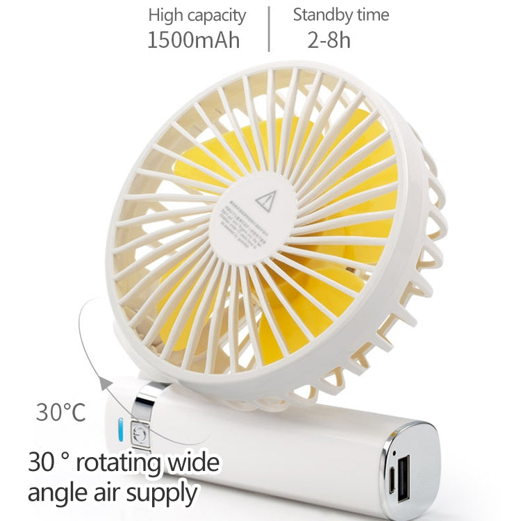 S2 Portable Foldable Handheld Electric Fan, with 3 Speed Control & Night Light (Mint Green) - Consumer Electronics by buy2fix | Online Shopping UK | buy2fix