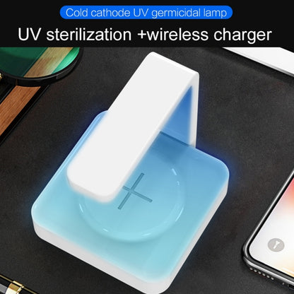 Multi-functional UV Light Disinfection Sterilization Wireless Charger for Phone (White) - Sterilizers by buy2fix | Online Shopping UK | buy2fix