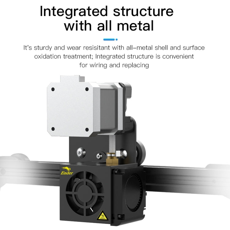 Creality Ender-3 Direct Extruding Mechanism Complete Extruder Nozzle Kit with Stepper Motor - Parts by Creality | Online Shopping UK | buy2fix