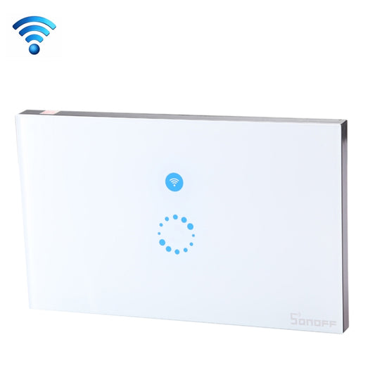 Sonoff  Touch 120mm 1 Gang Tempered Glass Panel Wall Switch Smart Home Light Touch Switch, Compatible with Alexa and Google Home, AC 90V-250V 400W 2A - Consumer Electronics by buy2fix | Online Shopping UK | buy2fix