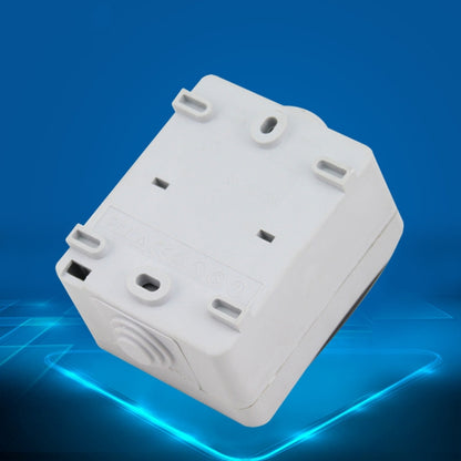 IP44 Waterproof Kitchen Bathroom Double-connection Single Control Switch, EU Plug - Consumer Electronics by buy2fix | Online Shopping UK | buy2fix