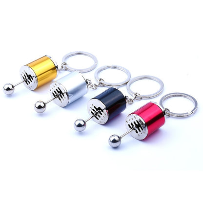 Six-speed Manual Shift Gear Keychain Key Ring Holder(Blue) - Key Rings by buy2fix | Online Shopping UK | buy2fix