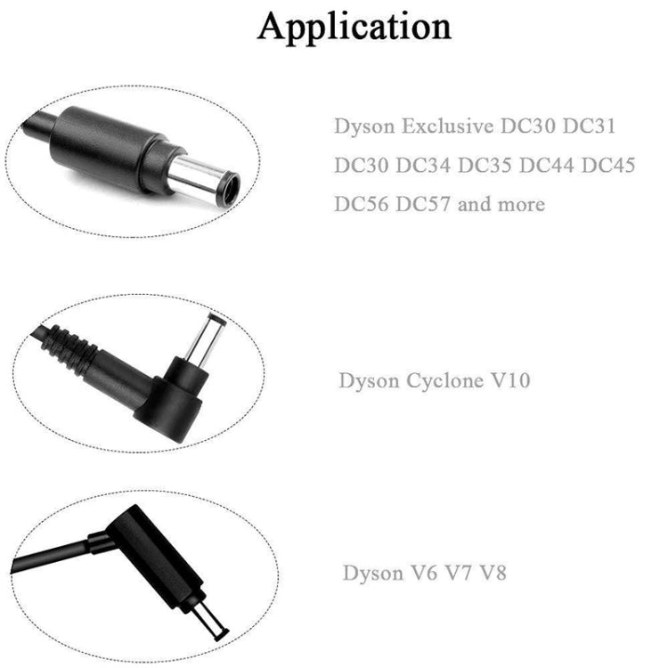 26.1V Vacuum Cleaner Charger for Dyson V8 V7 V6 DC58 / 59 / 60 / 61 / 72 - Consumer Electronics by buy2fix | Online Shopping UK | buy2fix