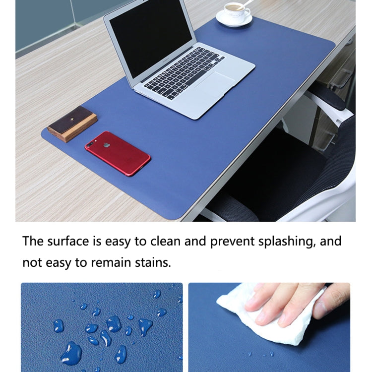 Multifunction Business PU Leather Mouse Pad Keyboard Pad Table Mat Computer Desk Mat, Size: 60 x 30cm(Black) - Home & Garden by buy2fix | Online Shopping UK | buy2fix
