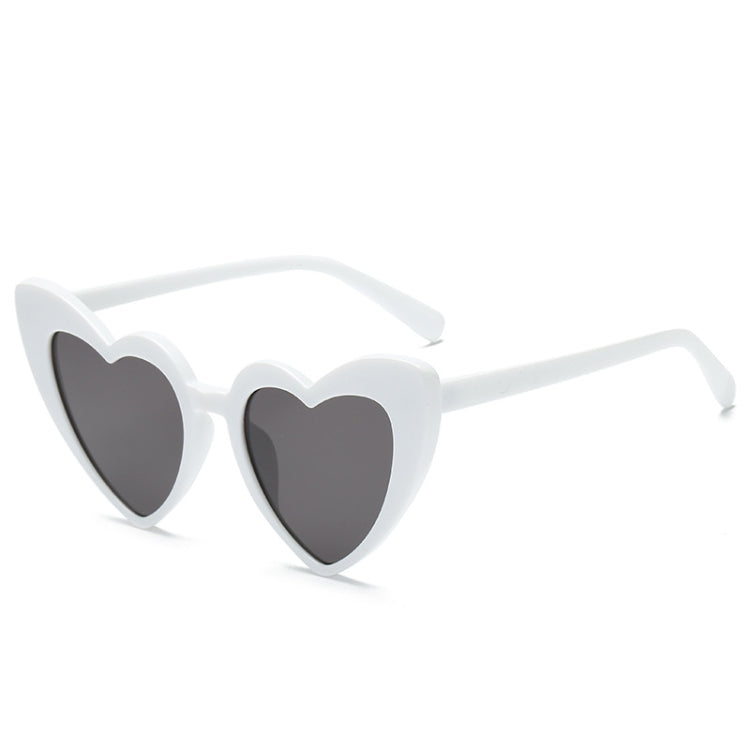 Heart Shape UV400 Polarized Sunglasses for Women(White) - Outdoor & Sports by buy2fix | Online Shopping UK | buy2fix