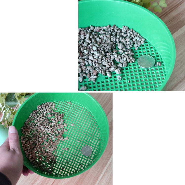 Plastic Mesh Sieve Soil Sieve PE Plastic Net Glasses of Gardening Tools Gardening Supplies, Sieve Diameter: 3 x 3.5mm - Home & Garden by buy2fix | Online Shopping UK | buy2fix