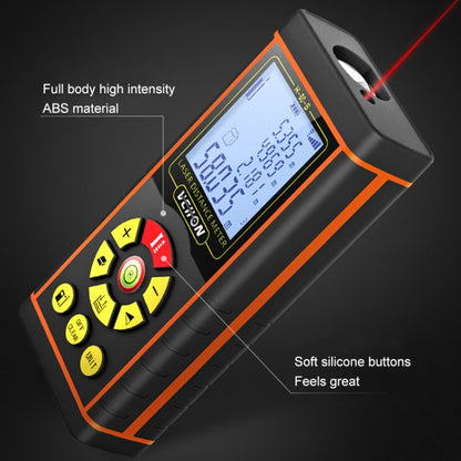 VCHON 60m Handheld Rechargeable Voice Laser Rangefinder High Precision Infrared Room Measuring Instrument Electronic Laser Ruler - Consumer Electronics by buy2fix | Online Shopping UK | buy2fix