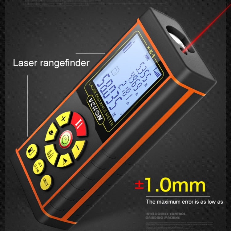 VCHON 100m Handheld Rechargeable Voice Laser Rangefinder High Precision Infrared Room Measuring Instrument Electronic Laser Ruler - Consumer Electronics by buy2fix | Online Shopping UK | buy2fix