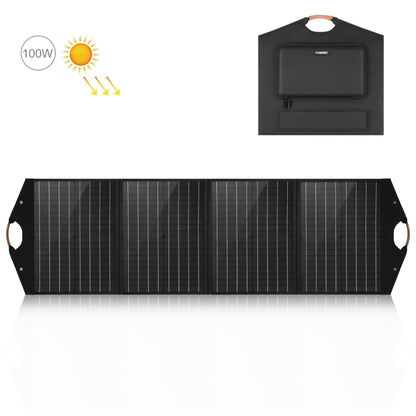 HAWEEL 100W Foldable Solar Panel Charger Travel Folding Bag (Black) - Charger by HAWEEL | Online Shopping UK | buy2fix