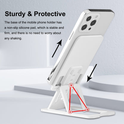 HAWEEL Adjustable Lifting Folding Portable Live Broadcast Desktop Plastic Holder(White) - Consumer Electronics by HAWEEL | Online Shopping UK | buy2fix