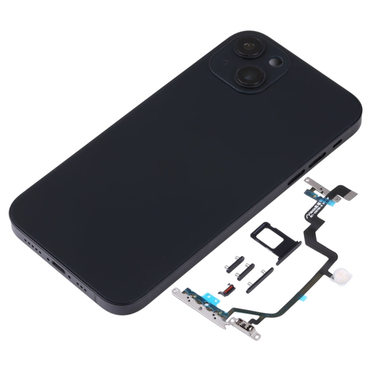 Back Housing Cover with Appearance Imitation of iP14 for iPhone XR(Black) - Repair & Spare Parts by buy2fix | Online Shopping UK | buy2fix