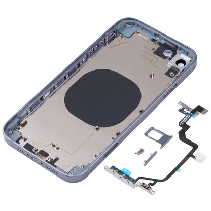 Back Housing Cover with Appearance Imitation of iP14 for iPhone XR(Blue) - Repair & Spare Parts by buy2fix | Online Shopping UK | buy2fix