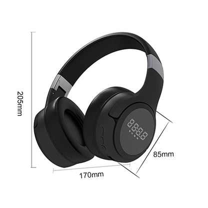 ZEALOT B28 Folding Headband Bluetooth Stereo Music Headset with Display (Black) - Headset & Headphone by ZEALOT | Online Shopping UK | buy2fix
