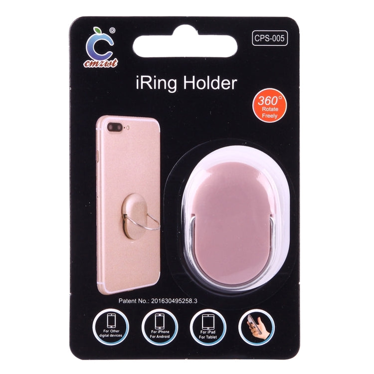 Cmzact CPS-005 Universal 360 Degrees Rotatable Plastic Ring Holder(Rose Gold) - Ring Holder by buy2fix | Online Shopping UK | buy2fix