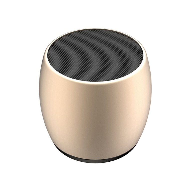 SARDiNE F1 Aluminium Alloy Stereo Wireless Bluetooth Speaker with Charging Dock, Support Hands-free(Gold) - Mini Speaker by SARDiNE | Online Shopping UK | buy2fix