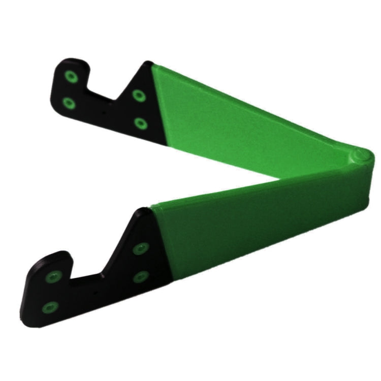 V Shape Universal Mobile Phone Tablet Bracket Holder (Green) - Desktop Holder by buy2fix | Online Shopping UK | buy2fix