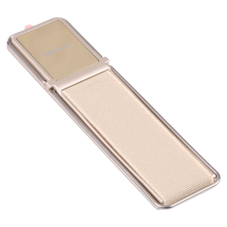 cmzwt CPS-030 Adjustable Folding Magnetic Mobile Phone Holder Bracket with Grip (Gold) - Hand-Sticking Bracket by buy2fix | Online Shopping UK | buy2fix