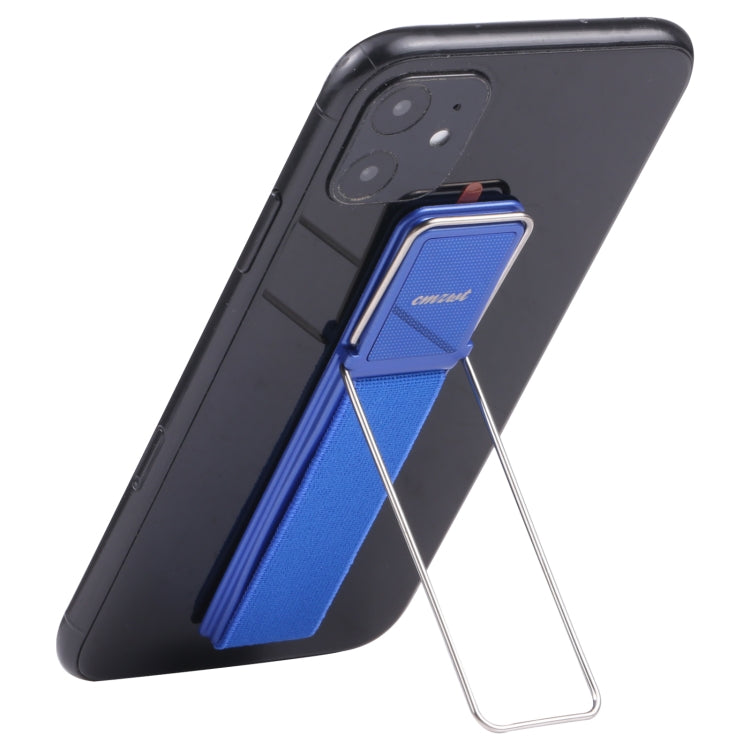 cmzwt CPS-030 Adjustable Folding Magnetic Mobile Phone Holder Bracket with Grip (Blue) - Hand-Sticking Bracket by buy2fix | Online Shopping UK | buy2fix