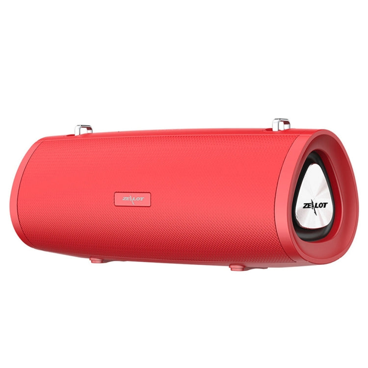 ZEALOT S38 Portable Subwoofer Wireless Bluetooth Speaker with Built-in Mic, Support Hands-Free Call & TF Card & AUX (Red) - Desktop Speaker by ZEALOT | Online Shopping UK | buy2fix