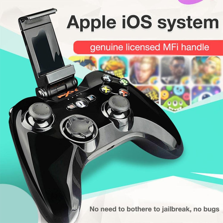 PXN PXN-6603 MFI Mobile Phone Wireless Bluetooth Game Handle Controller, Compatible with iOS System(White) - Controller Gamepad by PXN | Online Shopping UK | buy2fix