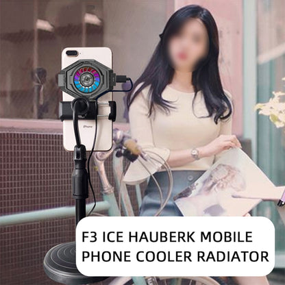MB-F3 Mobile Phone Live Broadcast Gaming Semiconductor Radiator Back Clamp Cooling Fan - Cooling Fan Radiator by buy2fix | Online Shopping UK | buy2fix
