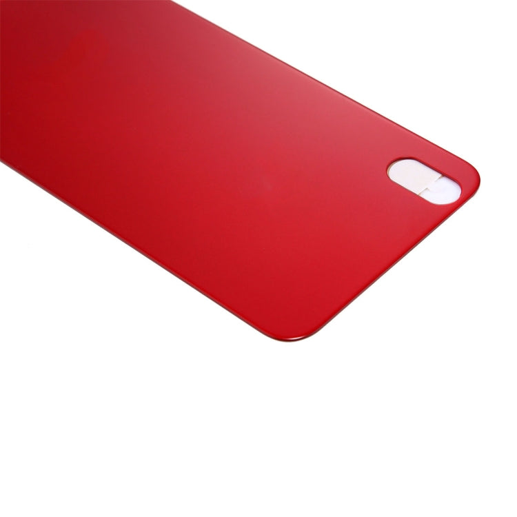 Glass Battery Back Cover for iPhone X(Red) - Repair & Spare Parts by buy2fix | Online Shopping UK | buy2fix