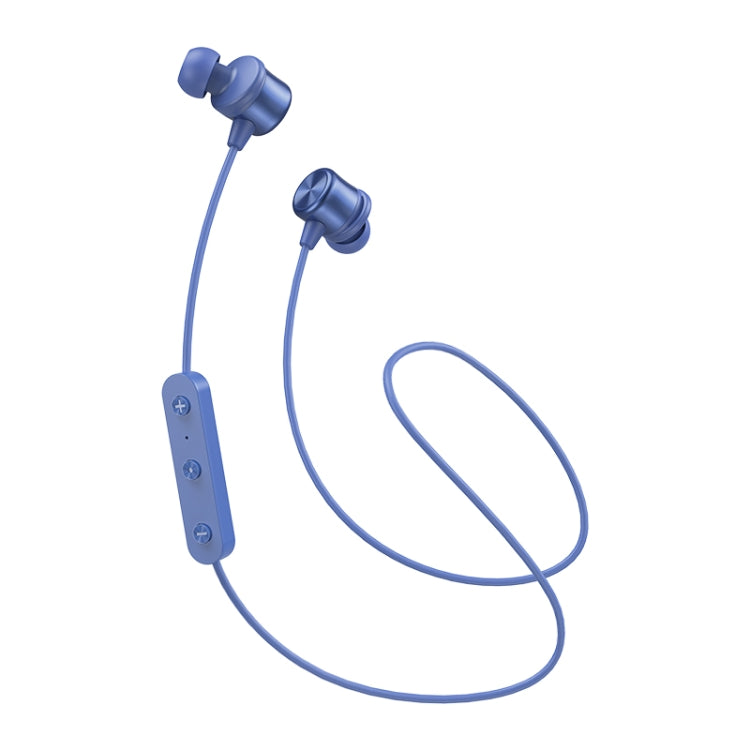 JOYROOM JR-D3S Bluetooth 4.2 Dual Battery Sports Bluetooth Headset Earphone(Blue) - Neck-mounted Earphone by JOYROOM | Online Shopping UK | buy2fix