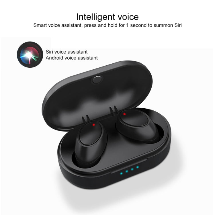 Air3 TWS V5.0 Wireless Stereo Bluetooth Headset with Charging Case, Support Intelligent Voice(Black) - TWS Earphone by buy2fix | Online Shopping UK | buy2fix