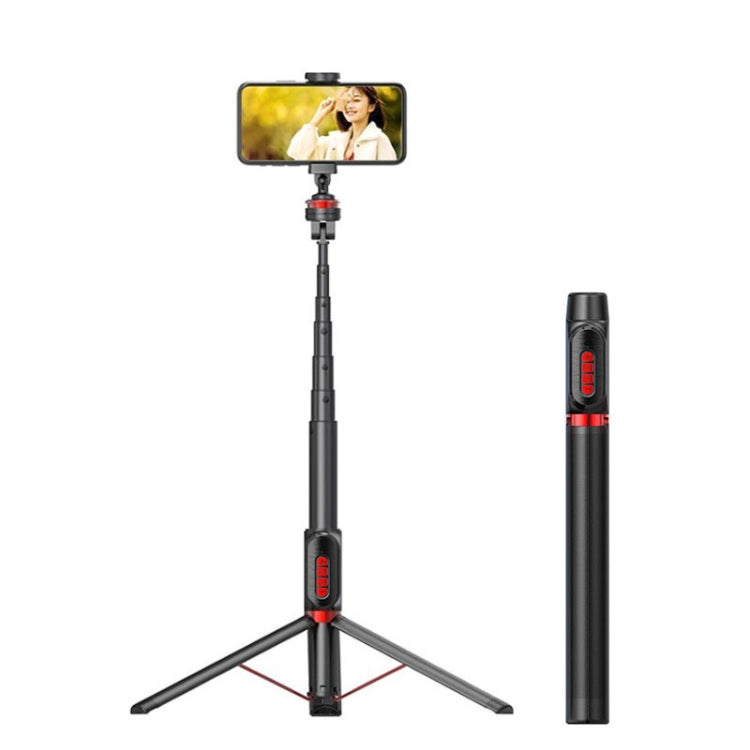 Aluminum Alloy Mobile Phone Bluetooth Selfie Stick Live Floor Tripod Bracket, Height: 1.5m - Consumer Electronics by buy2fix | Online Shopping UK | buy2fix